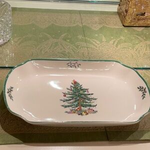 Awesome SPODE  Baker.  Perfect for hot dips, anything.  11.5” x 7”x 2”. MINT.